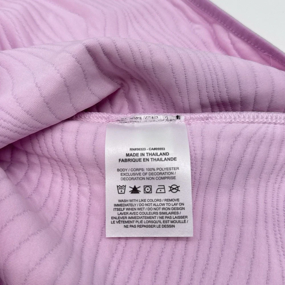 Nike Golf Dri-Fit Tour Men's XL Quilted Crew Neck Pink Sweatshirt  MSRP $105